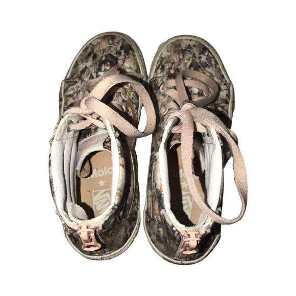 HTF Vans Molo Pink Horse Hi Top Sneakers 2.5 Equestrian Animal Lover - Picture 10 of 12